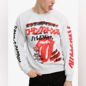 🔥RARE 🔥Rolling Stones HARLEM SHUFFLE JAPAN 🇯🇵 Sweatshirt